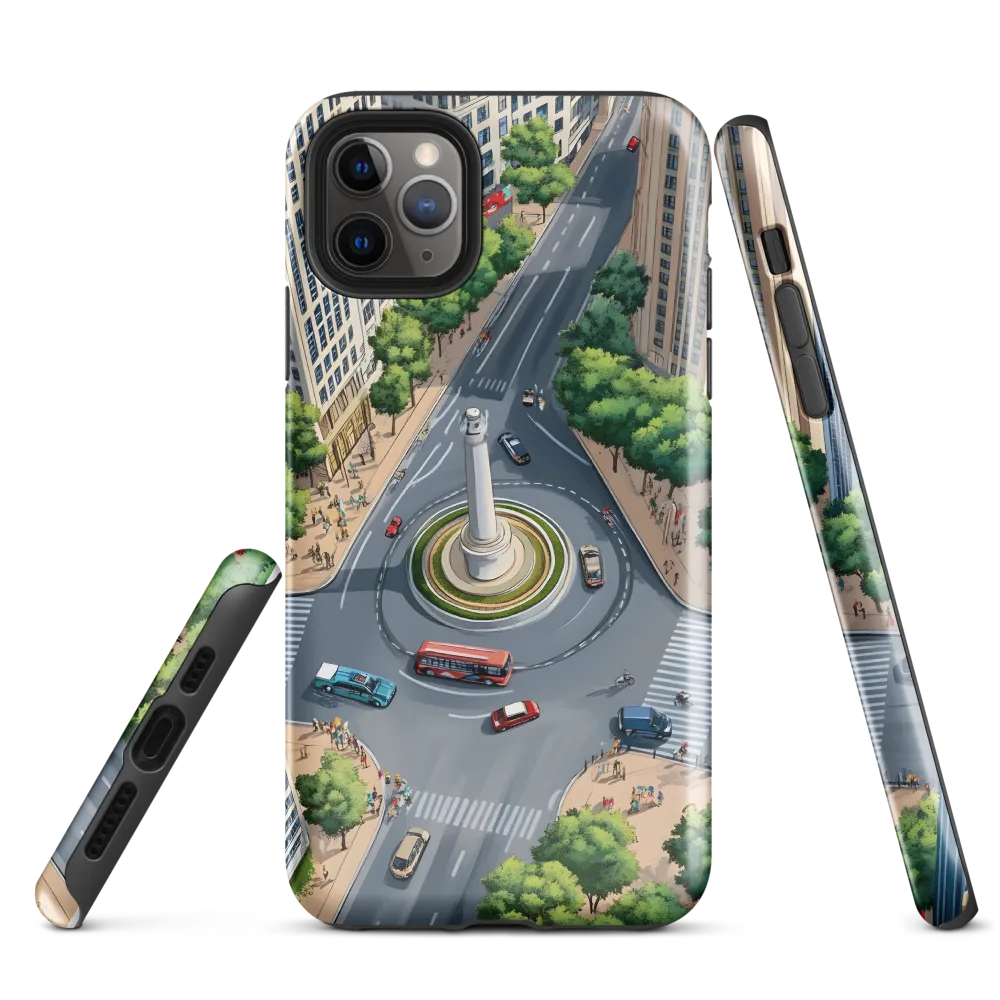 Urban Harmony: A City in Motion | Phone Case |  11 Pro Max | Tough Case | Glossy