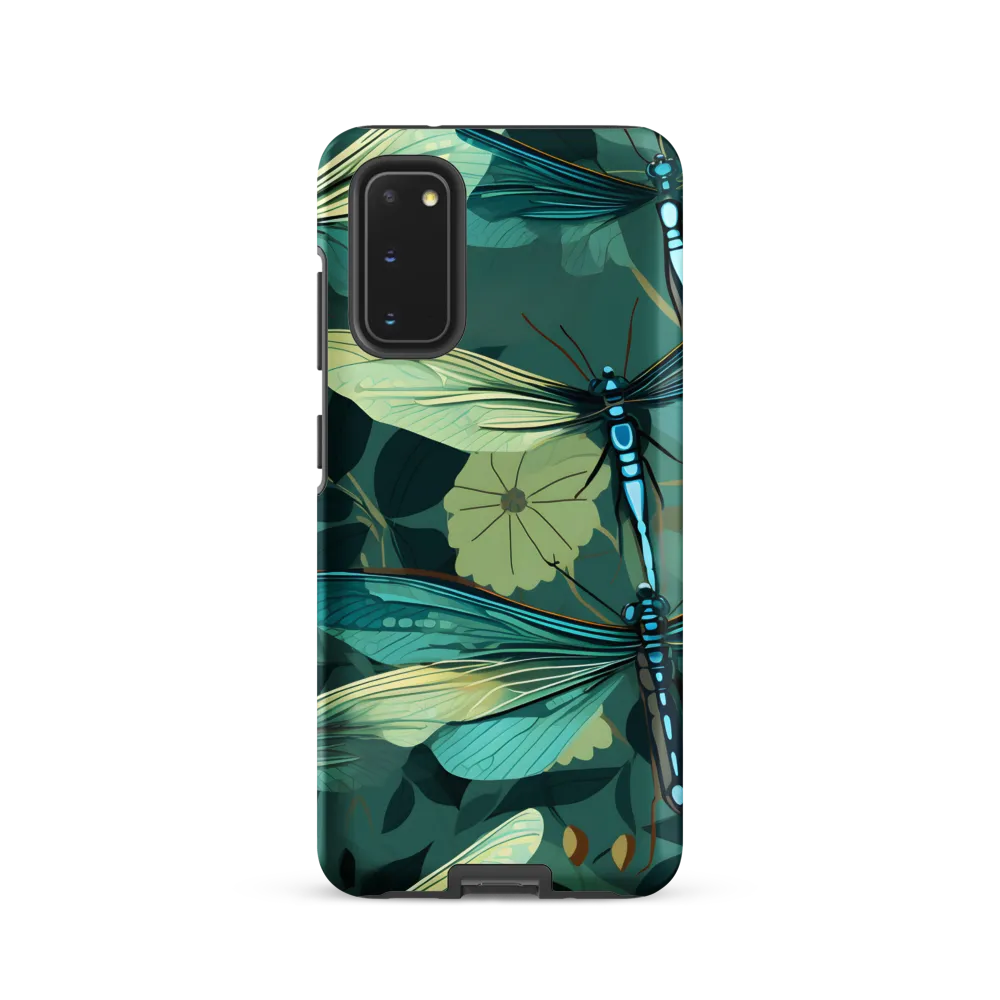 Whispers of Nature: Dragonflies in Harmony | Phone Case |  S20 | Tough Case | Matte