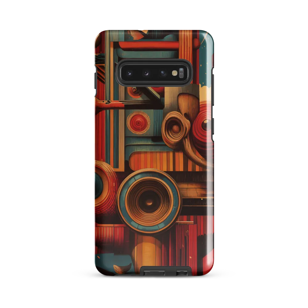 Geometric Symphony | Phone Case |  S10 Plus | Tough Case | Glossy