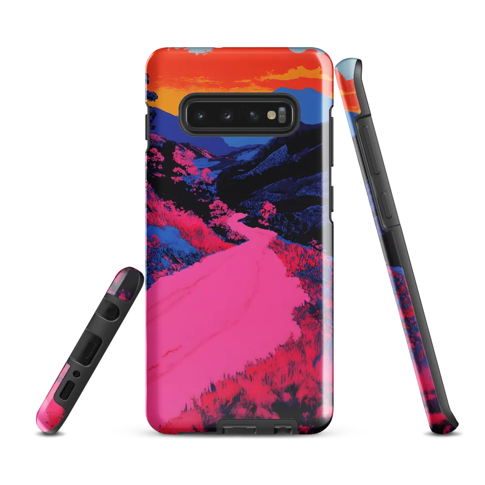 Ethereal Landscape in Vivid Hues | Phone Case |  S10 Plus | Tough Case | Glossy