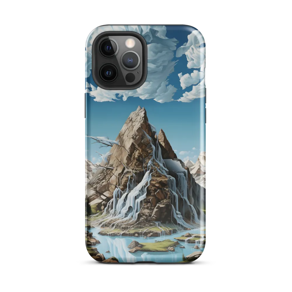 Majestic Cascade: A Mountain Masterpiece