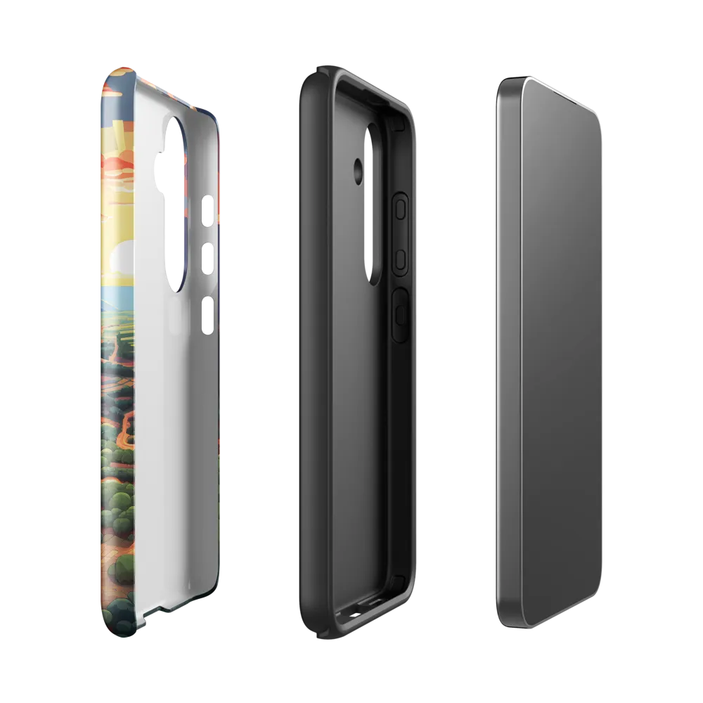 Desert Serenity at Dusk | Phone Case |  S24 | Tough Case | Glossy