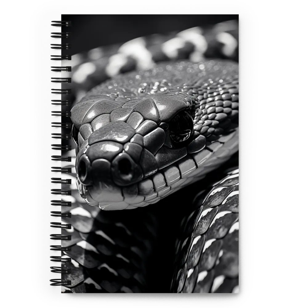 The Enigmatic Serpent | Spiral Notebook