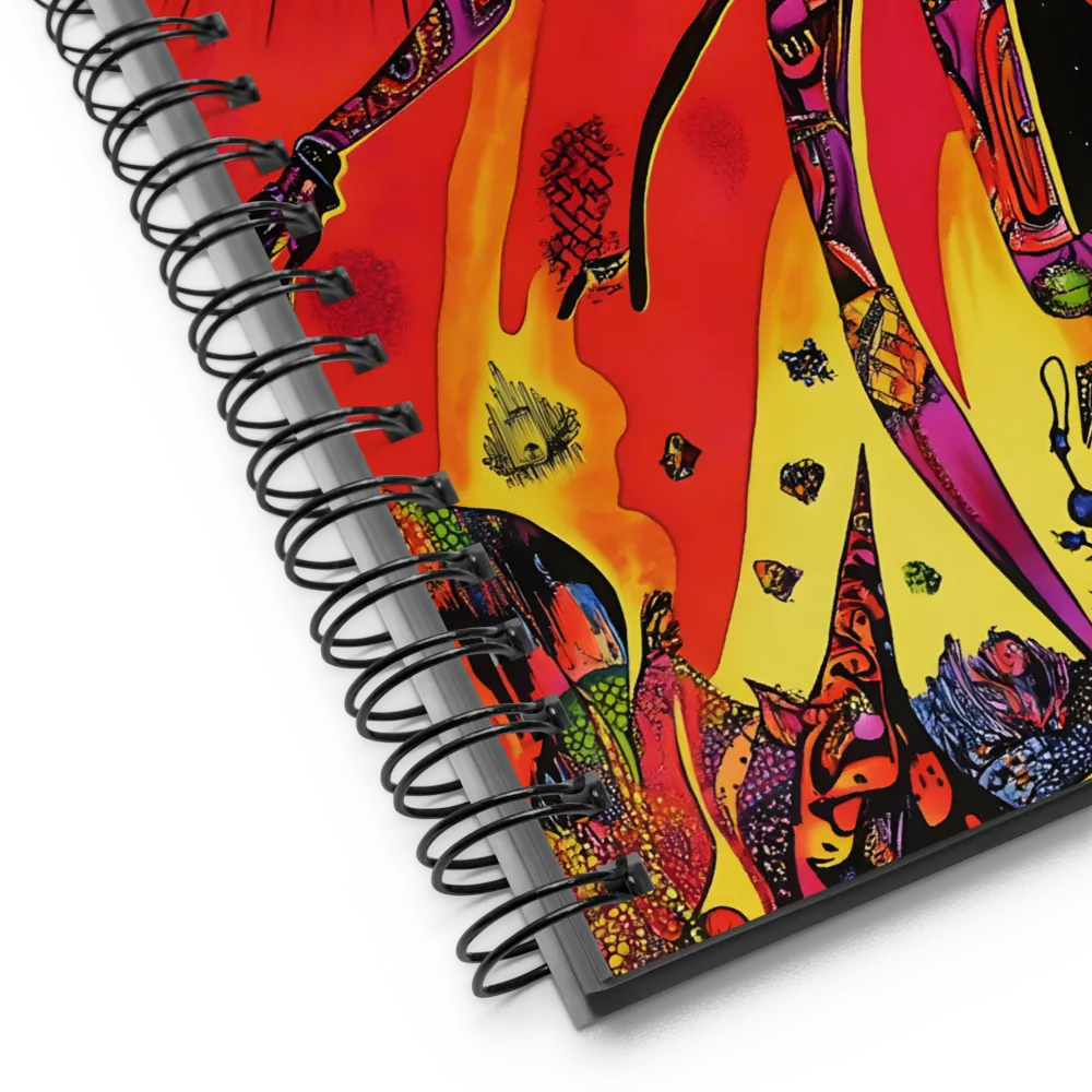 Exuberance in Chaos | Spiral Notebook