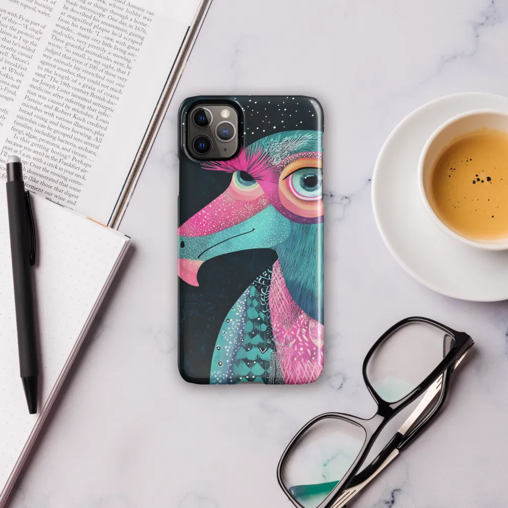 Whimsical Vulture: A Dance of Colors | Phone Case |  11 Pro Max | Snap Case | Glossy