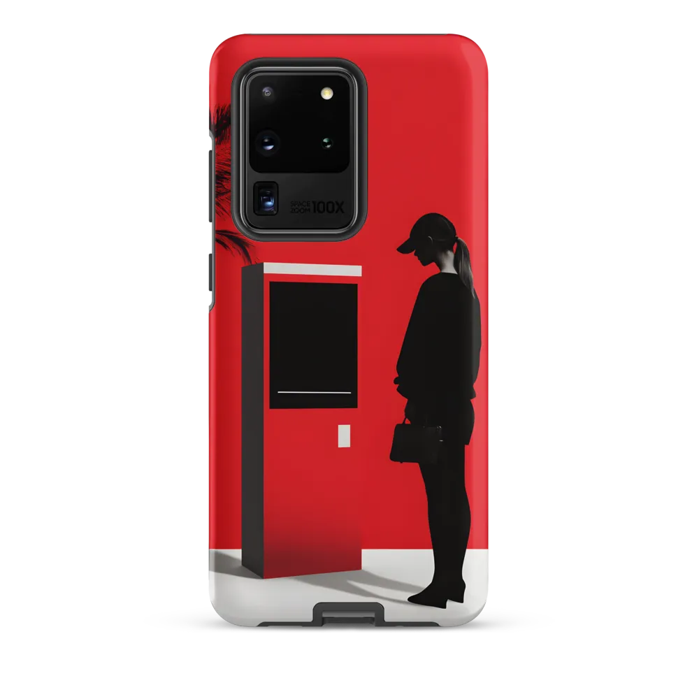 Contemplation in Red | Phone Case |  S20 Ultra | Tough Case | Matte
