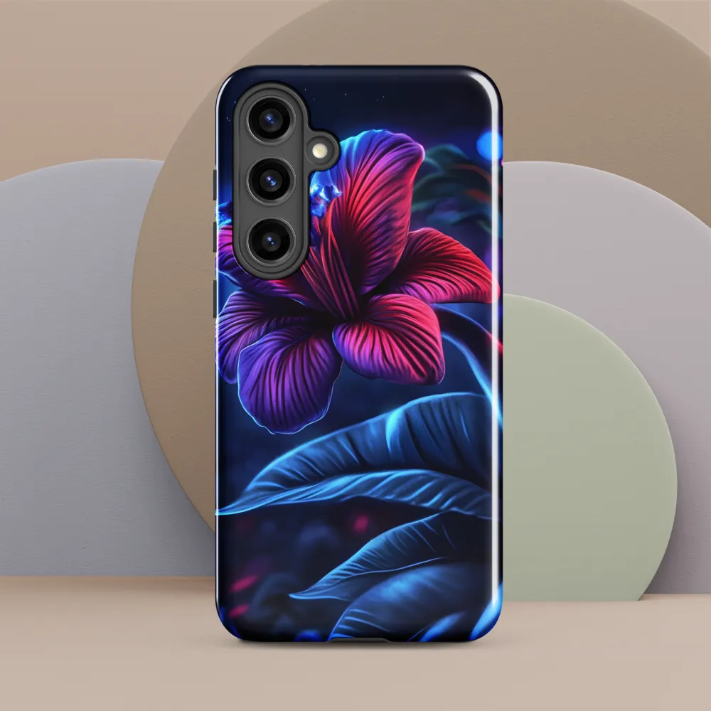 Illuminated Serenity: The Surreal Blossom