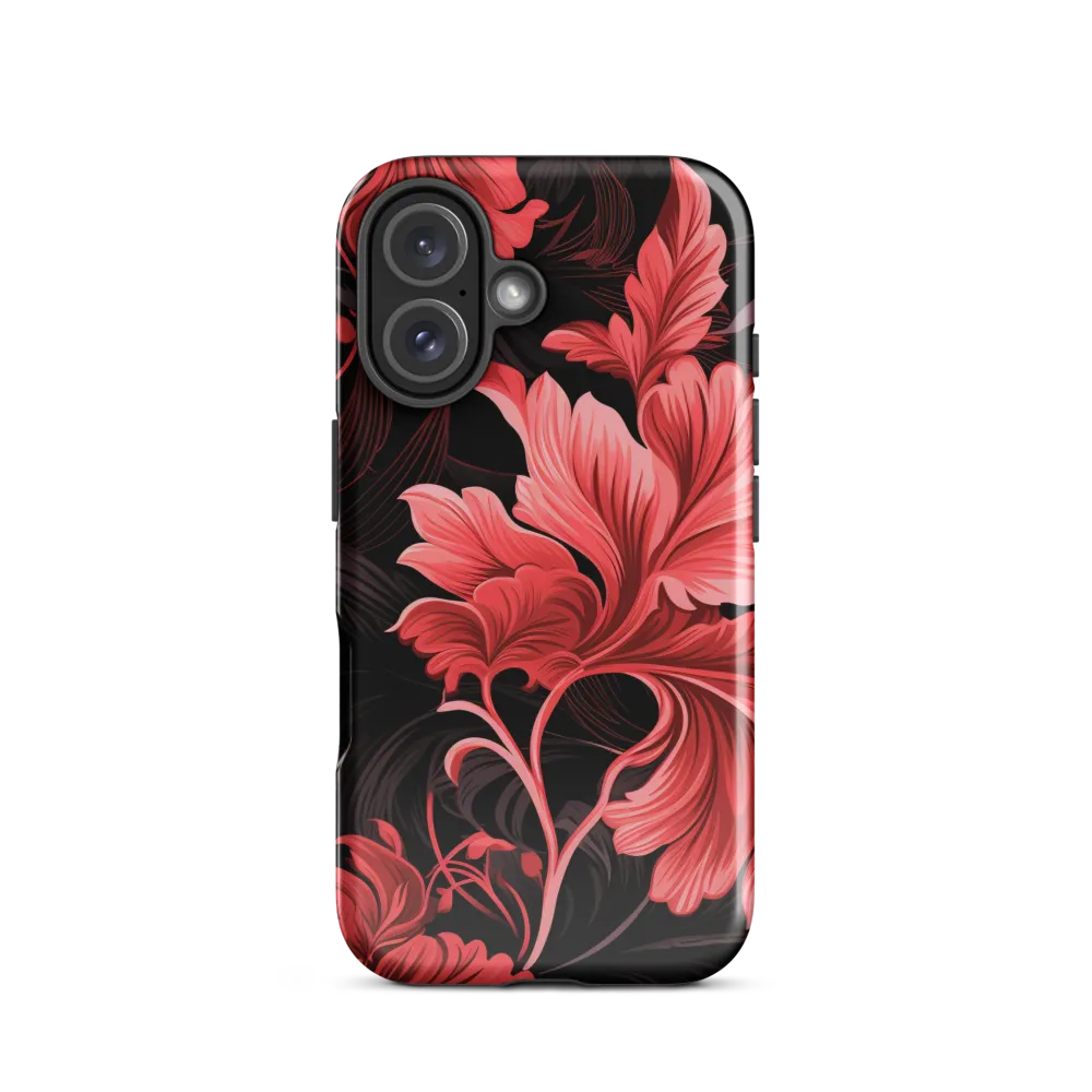 Tropical Elegance in Red