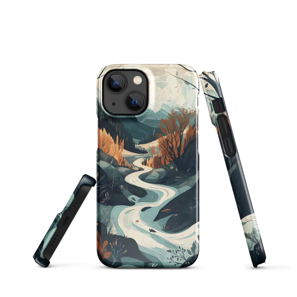 Winding Serenity: A Digital Landscape