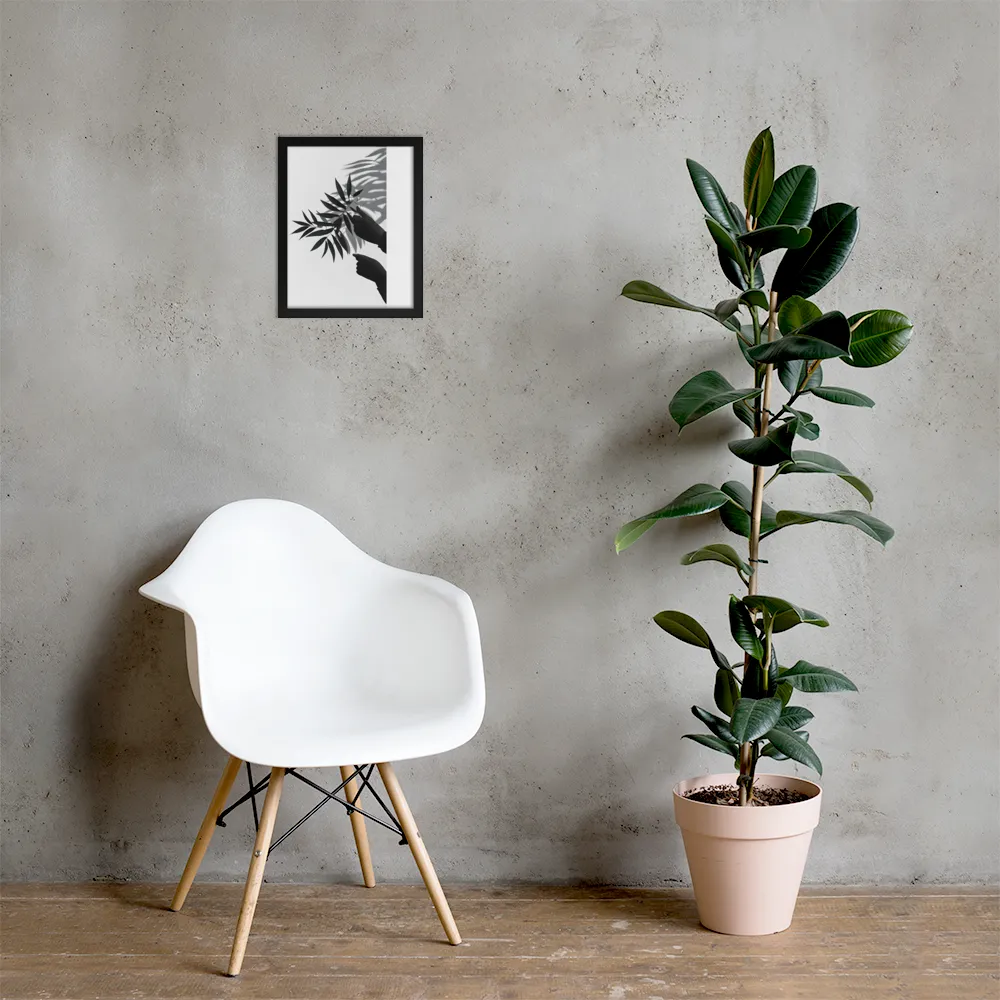 Whispers of Nature | Poster with Black Frame | 11″×14″