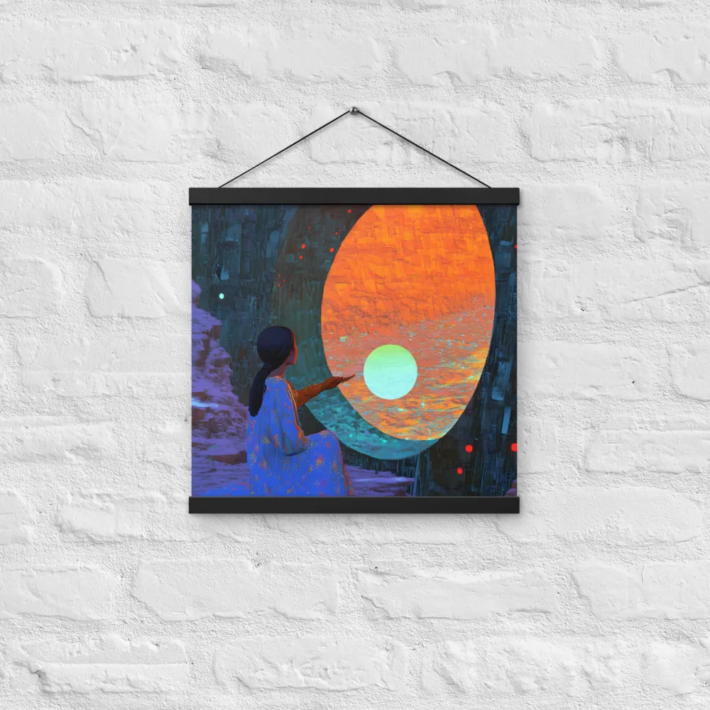 The Portal of Dreams | Poster With Black Wood Hanger | 16″×16″