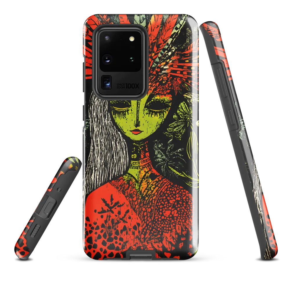 Mystical Flora: A Surreal Portrait