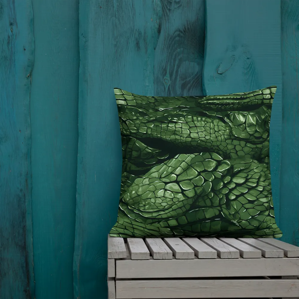 Serpentine Harmony | Pillow | 22″×22″