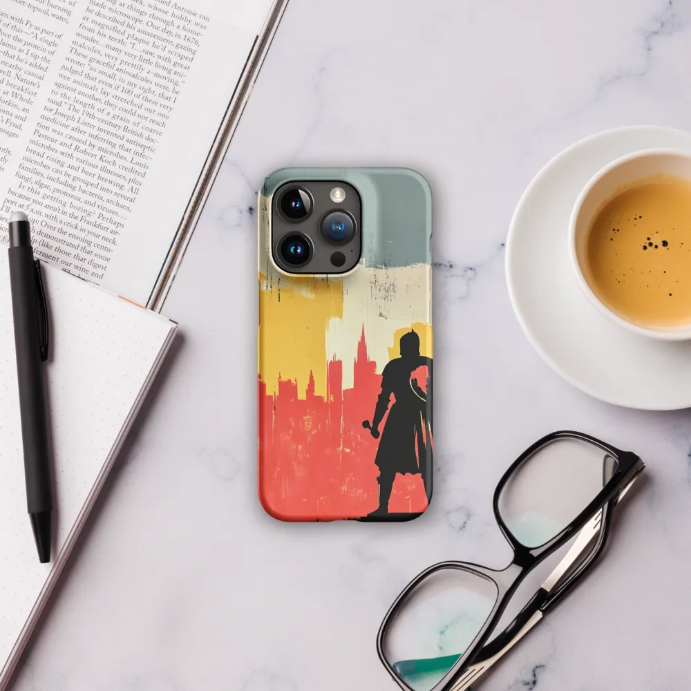Hero in the Urban Dawn | Phone Case |  15 Pro | Snap Case | Matte