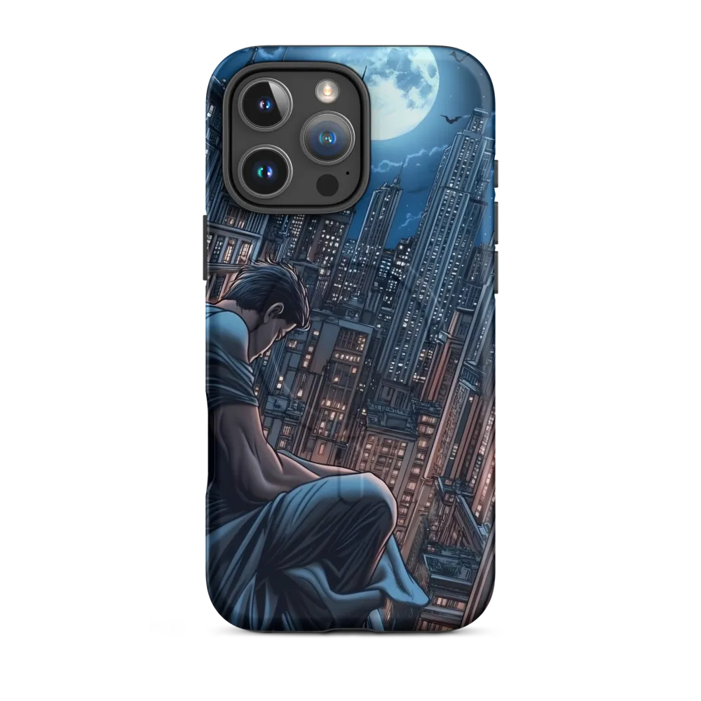 Reflections of a City Under the Moon