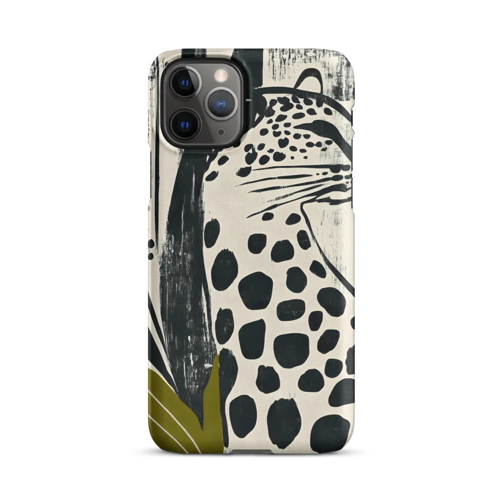 Leopard in Silhouette: A Modern Appeal | Phone Case |  11 Pro | Snap Case | Matte