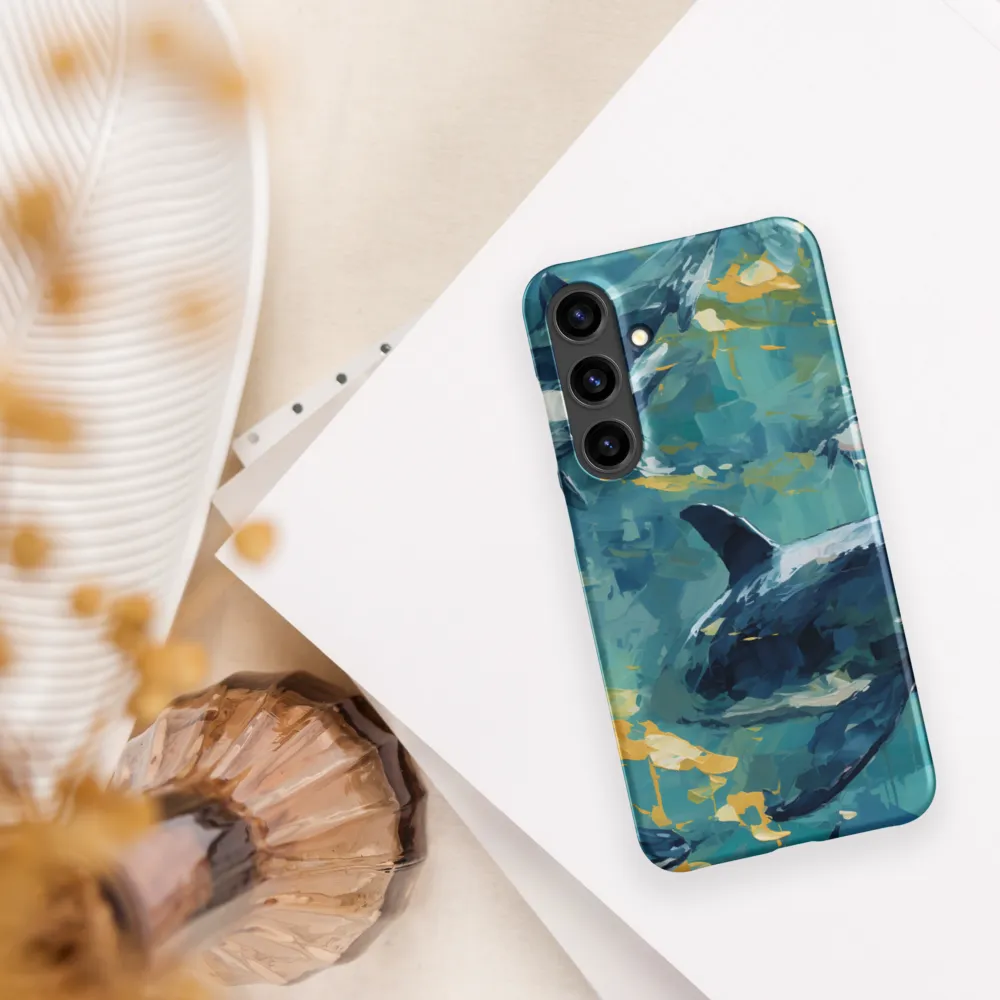 Beneath the Waves: A Symphony of Whales | Phone Case