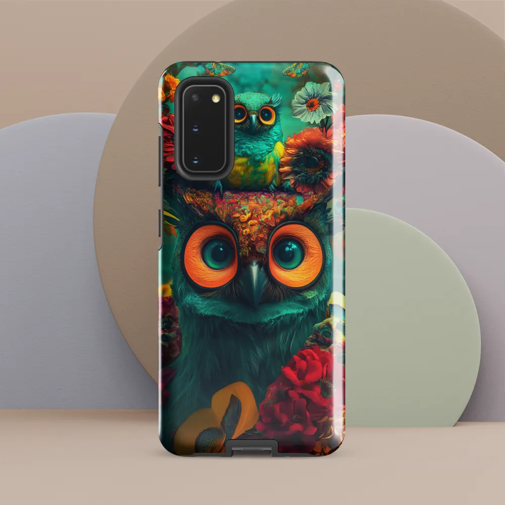 Majestic Harmony: The Floral Owl