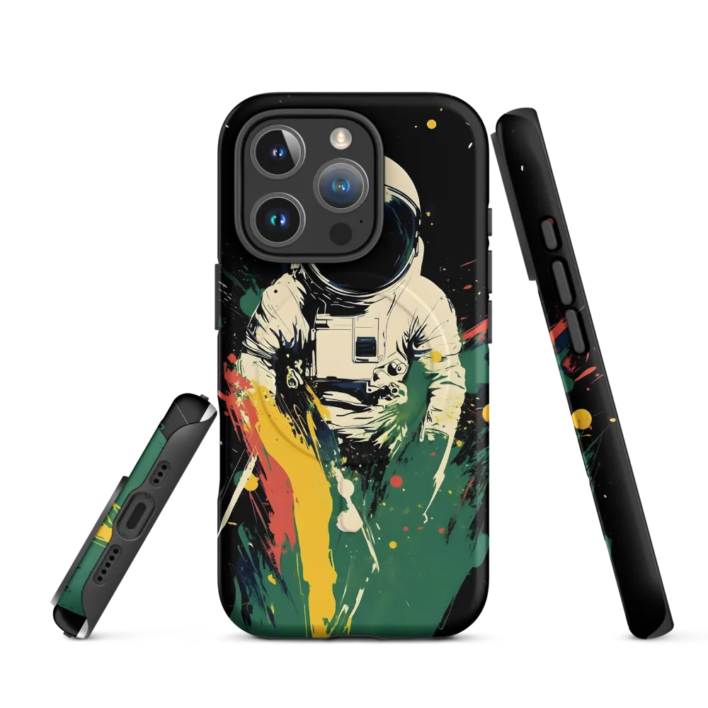 Cosmic Splash: The Astronaut's Journey
