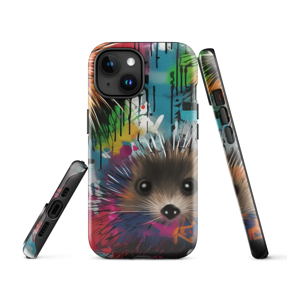 Whimsical Hedgehogs in a Kaleidoscopic Wonderland