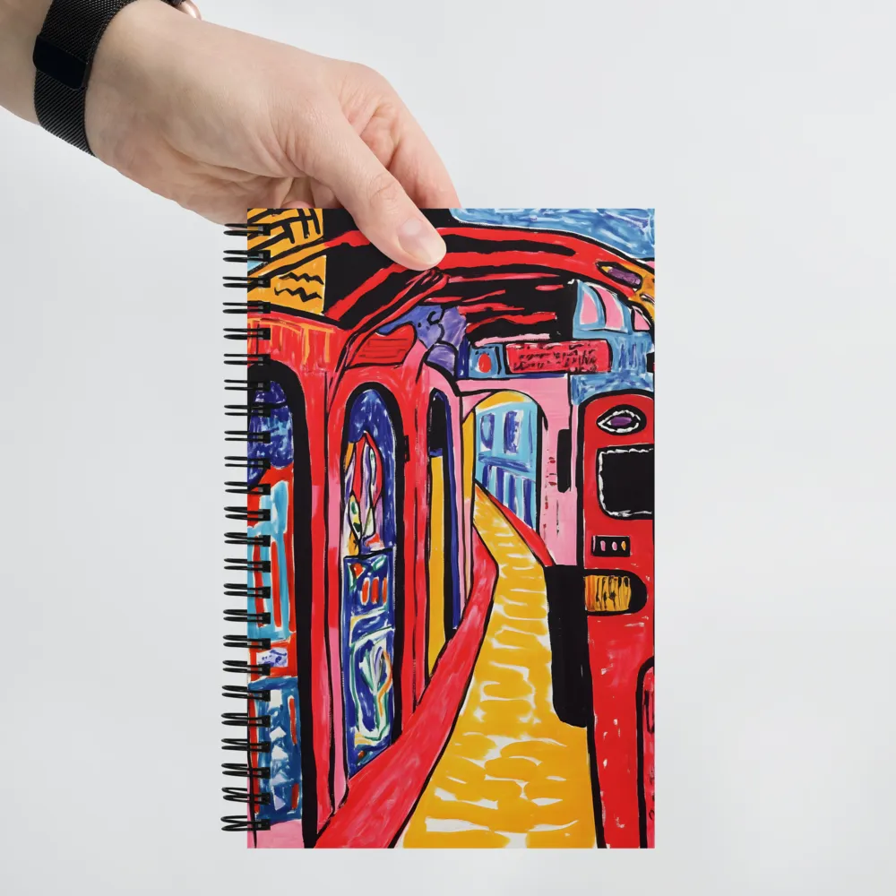 Urban Symphony in Color | Spiral Notebook