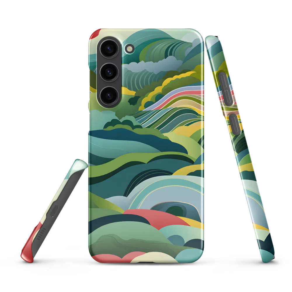 Waves of Serenity | Phone Case |  S23 Plus | Snap Case | Glossy