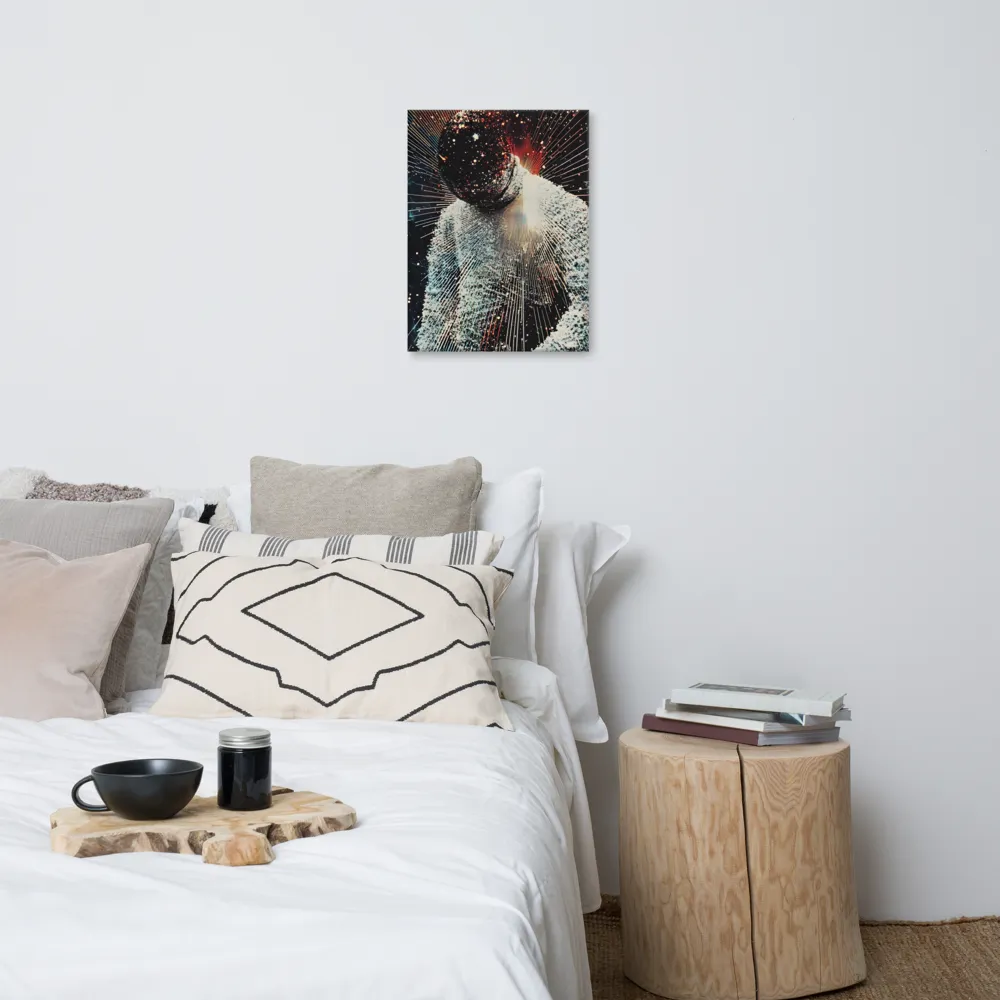Ethereal Astronaut: A Journey Through the Cosmos | Canvas | 18″×24″