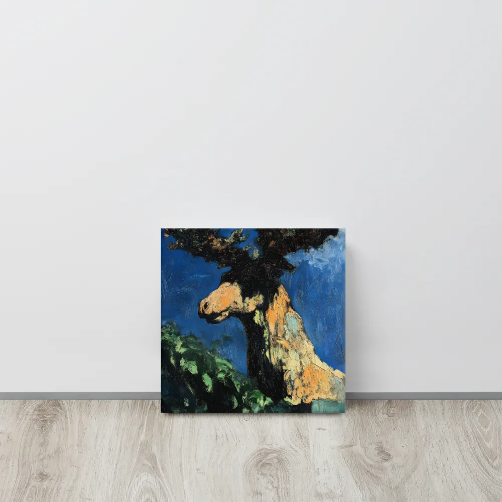 The Majestic Deer in Nature | Canvas | 12″×12″
