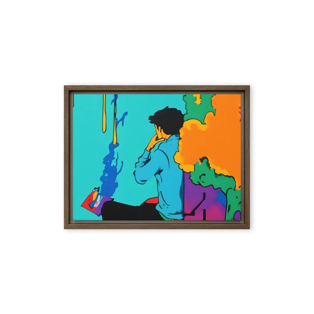 The Artist Within | Canvas with Brown Frame | 12″×16″