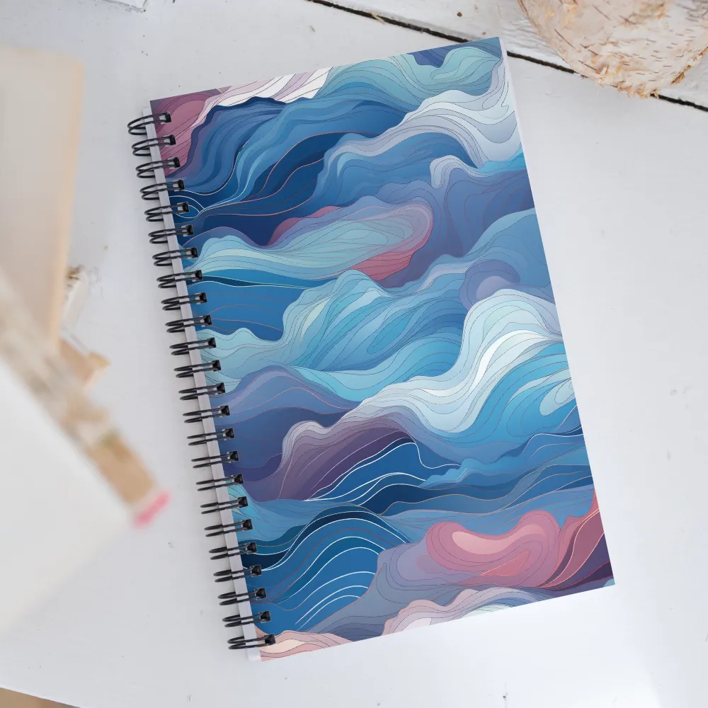 Harmonious Waves | Spiral Notebook