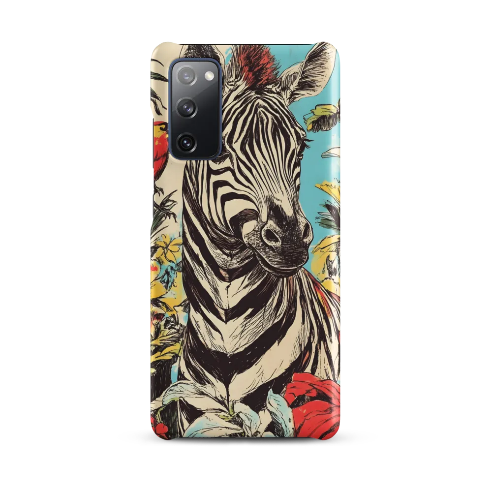 Zebra in Tropical Reverie