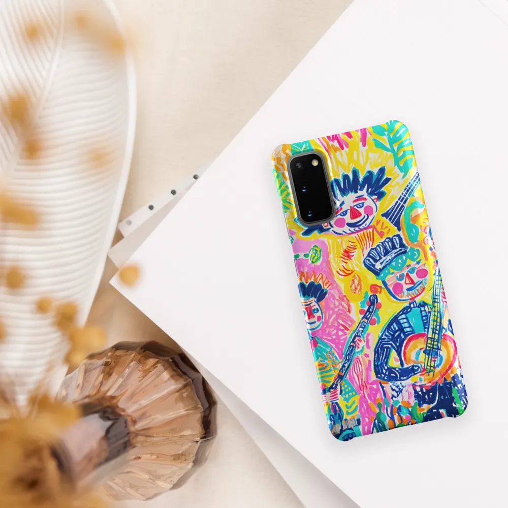 Joyful Duet: A Celebration of Music | Phone Case |  S20 | Snap Case | Matte