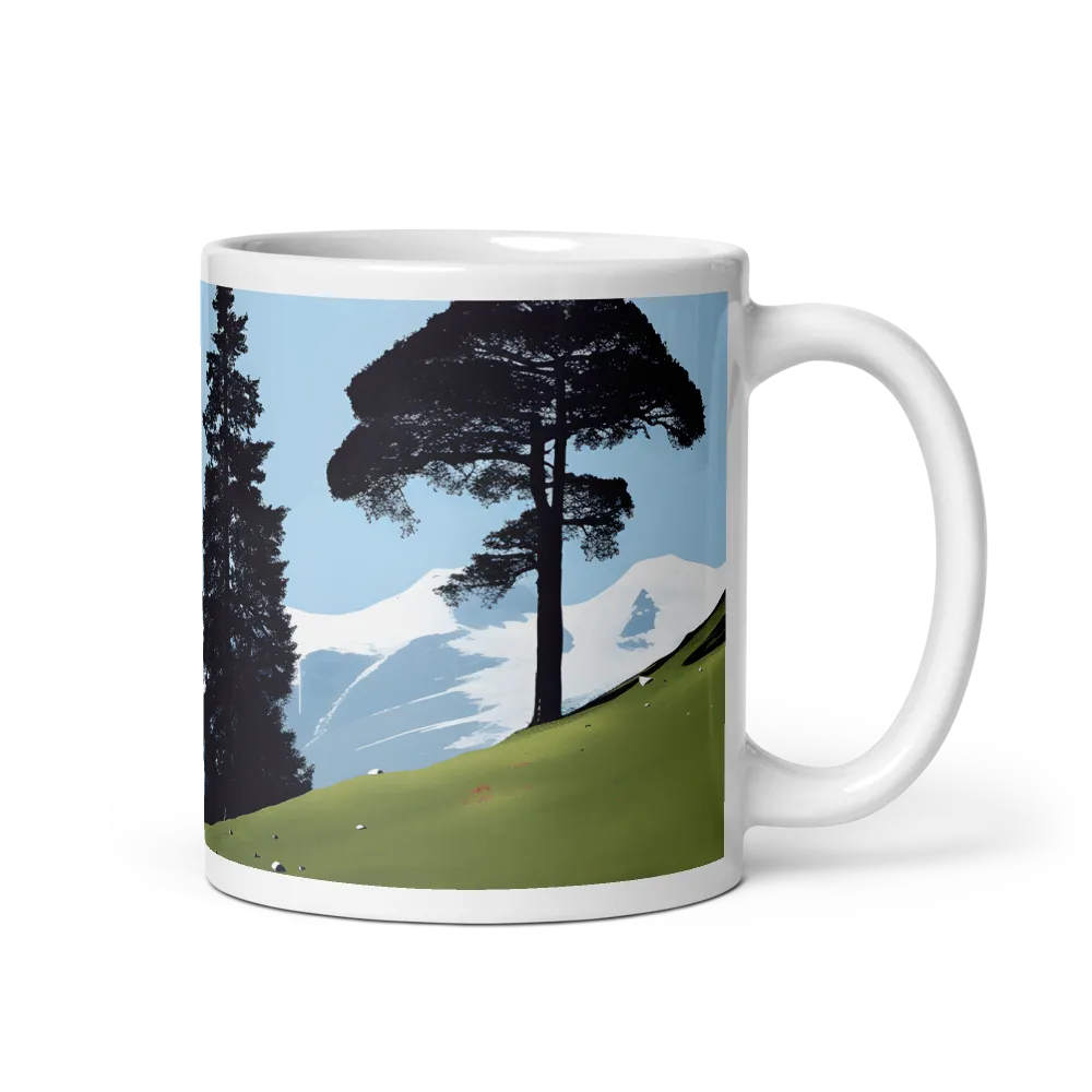 Tranquil Mountain Retreat | Mug with White inside | 11 oz