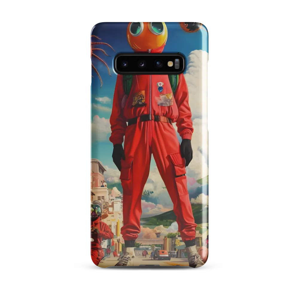 Whimsical Encounter in a Surreal Landscape | Phone Case |  S10 Plus | Snap Case | Glossy