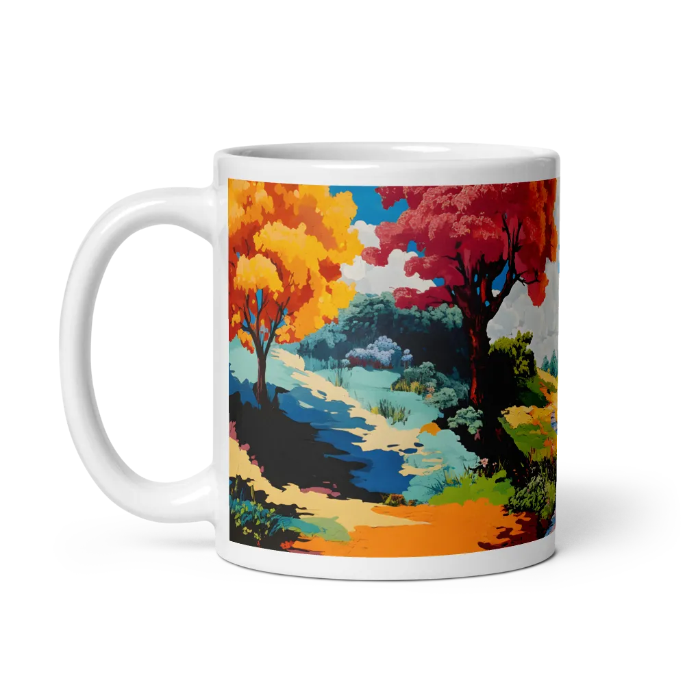 Vibrant Serenity | Mug with White inside | 11 oz