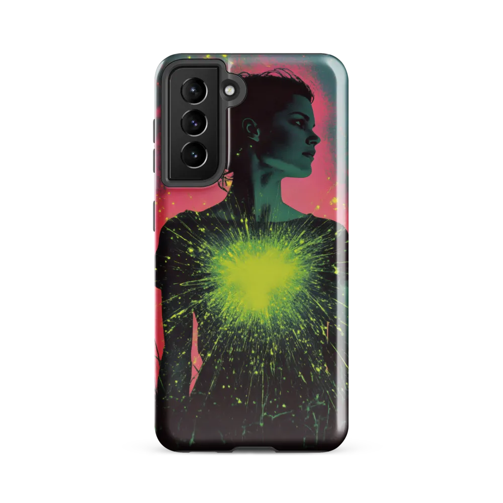 Cosmic Heart: A Surreal Portrait of Strength