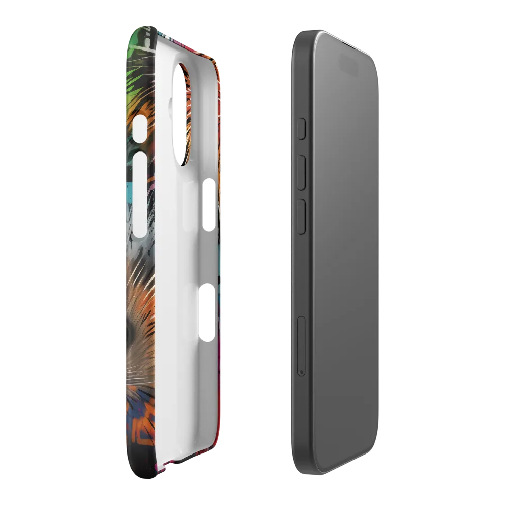 Whimsical Hedgehogs in a Kaleidoscopic Wonderland | Phone Case |  16 | Snap Case | Matte