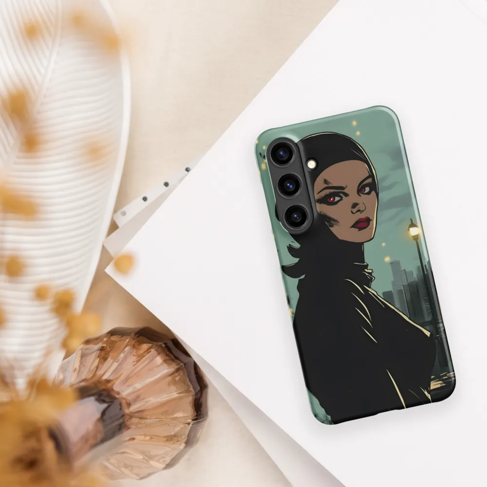 Shadows of Intrigue | Phone Case |  S24 Plus | Snap Case | Matte
