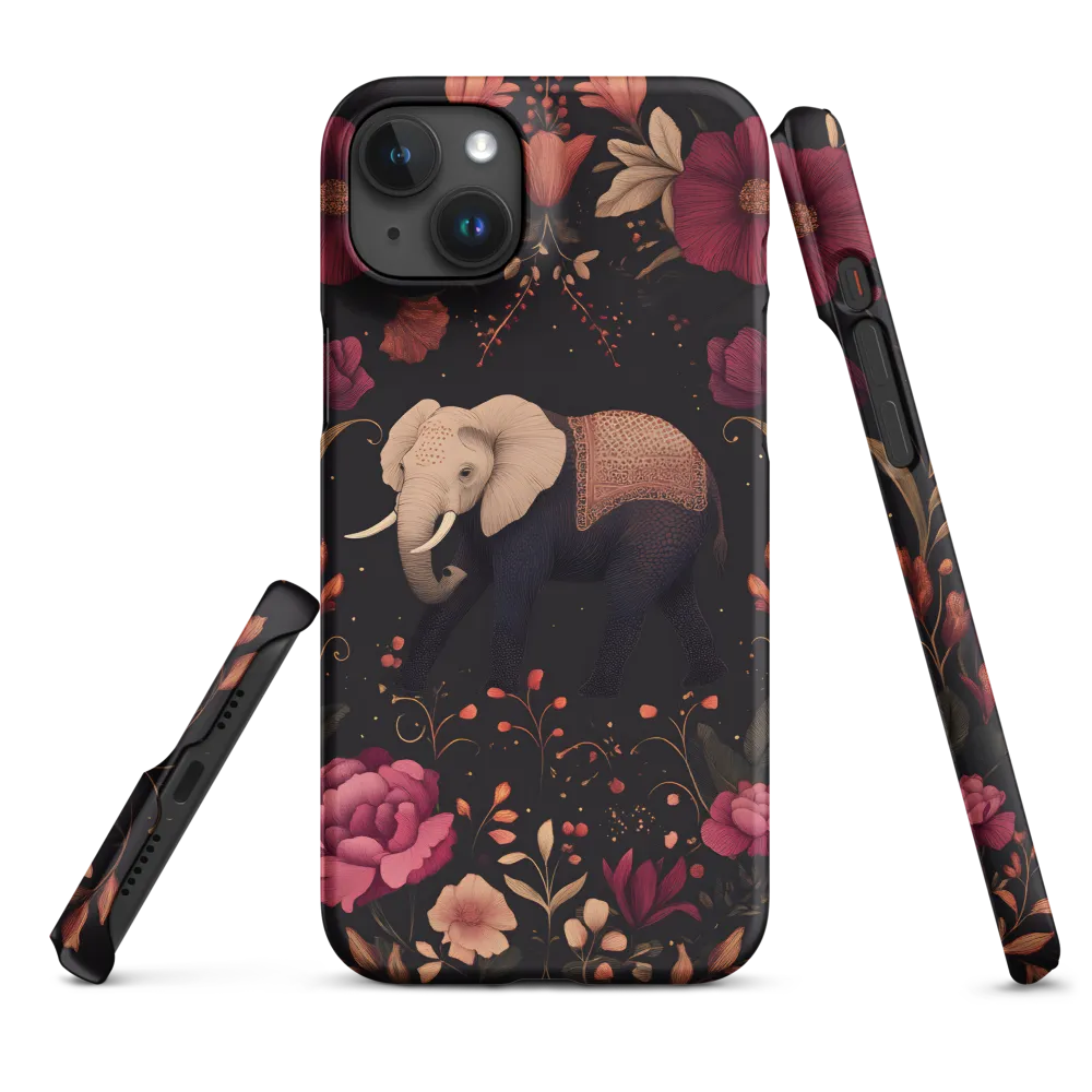 Whispers of the Wild: Elephants and Blooms