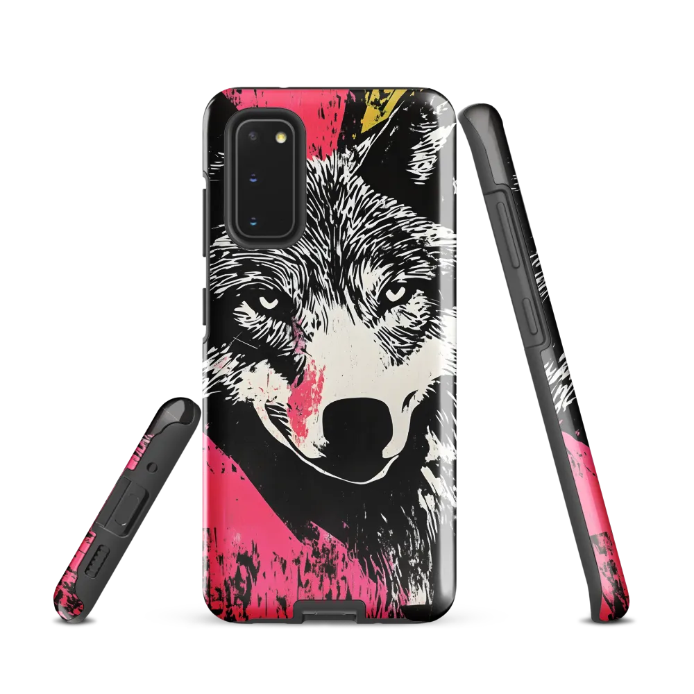 Intense Gaze of the Wolf
