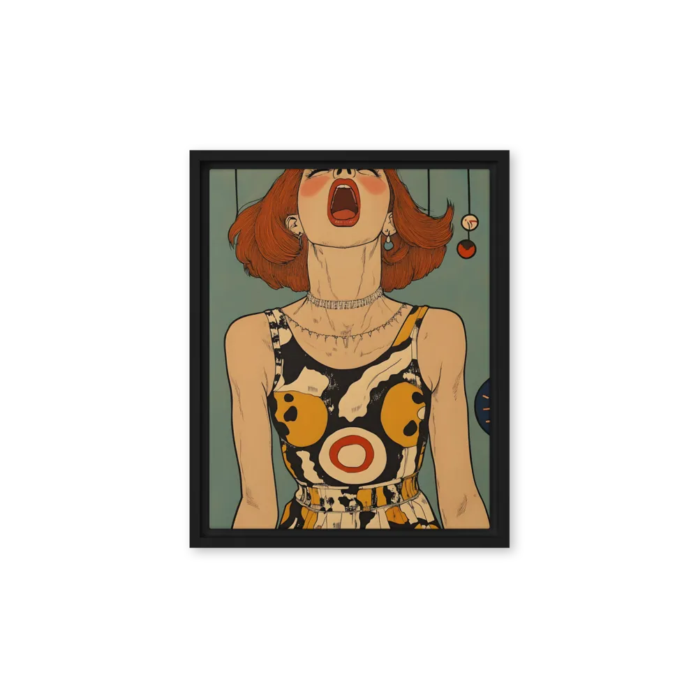 Awakening Expression | Canvas with Black Frame | 11″×14″
