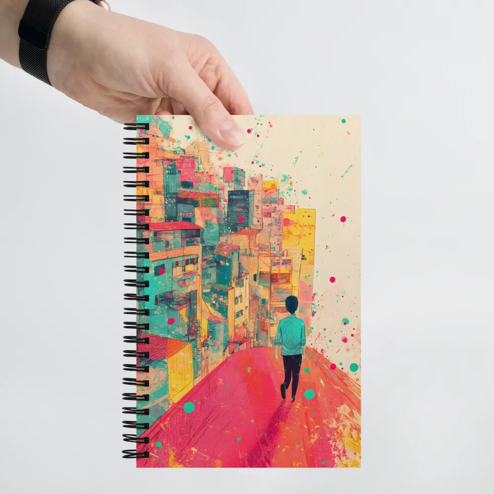 Urban Dreams: A Journey Through Color | Spiral Notebook