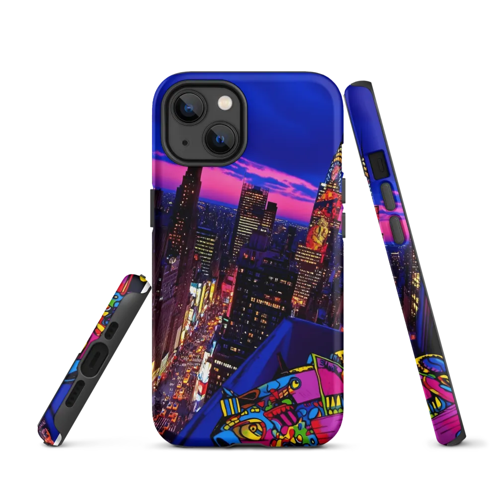 Neon Twilight: A City in Vibrance