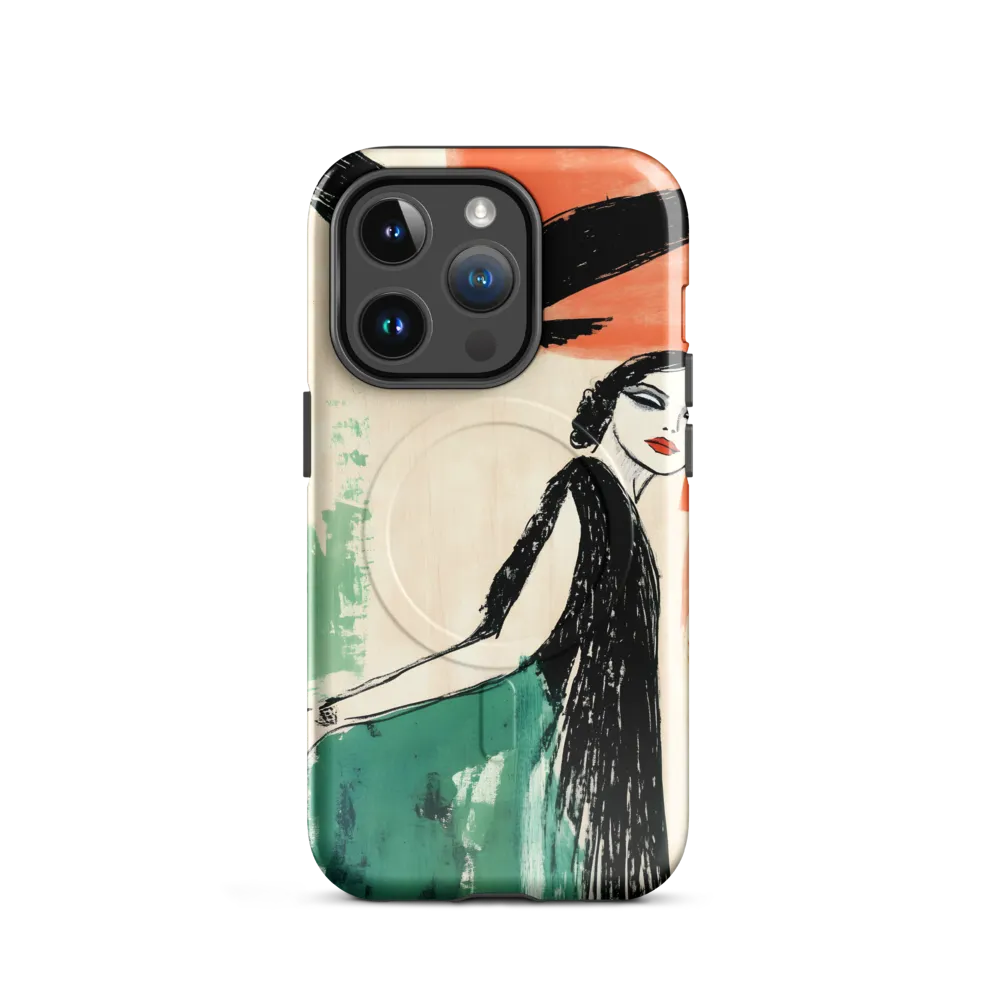 Elegance in Flight | Phone Case |  14 Pro | MagSafe® Tough Case | Glossy