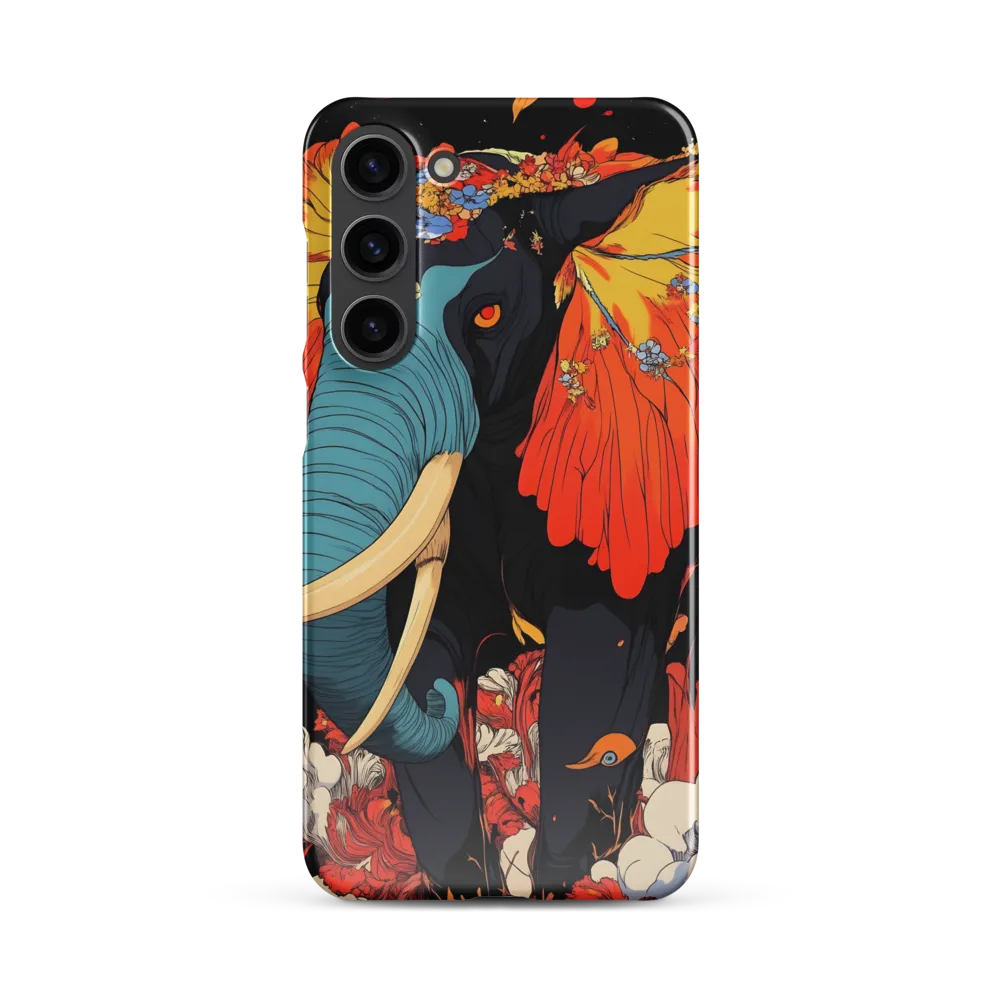 Majesty of the Floral Elephant | Phone Case |  S23 Plus | Snap Case | Glossy