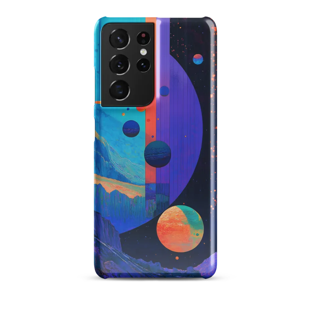 Celestial Harmony: A Surreal Exploration of Space | Phone Case |  S21 Ultra | Snap Case | Glossy
