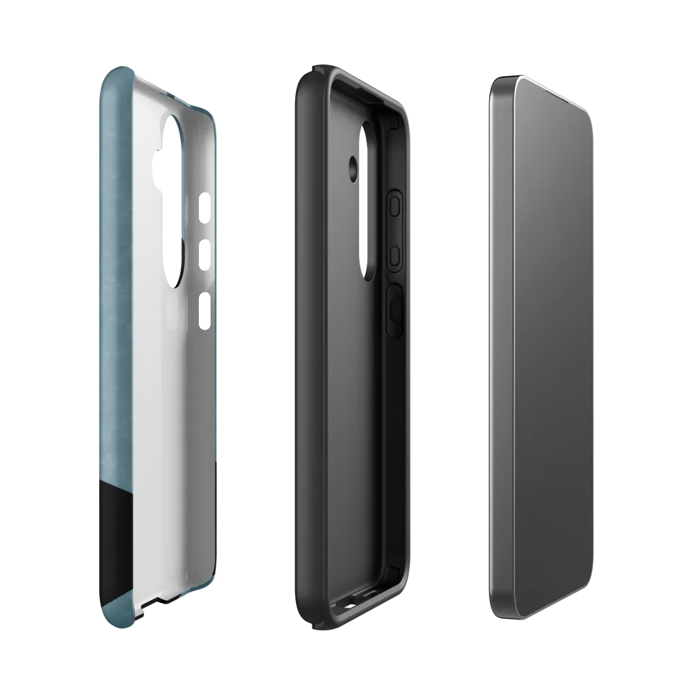 Minimalist Portrait of a Modern Man | Phone Case |  S24 | Tough Case | Matte