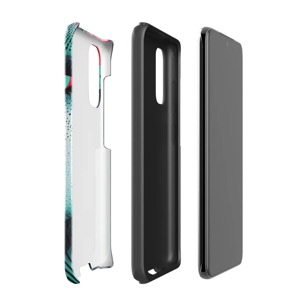 Mystical Beauty in Blue and Pink | Phone Case |  S20 | Tough Case | Glossy