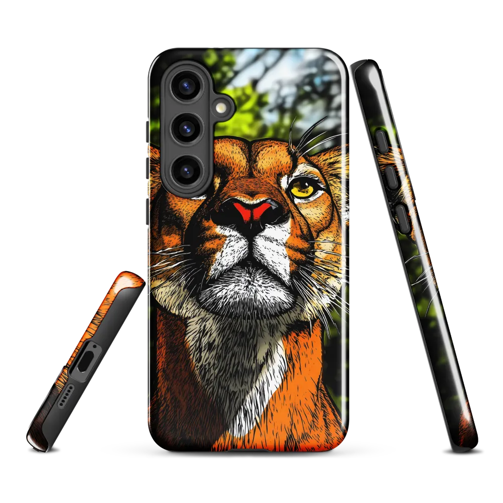 Regal Gaze: The Lioness in Focus