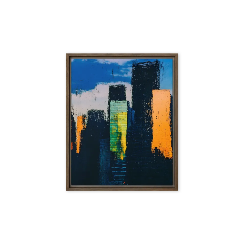 Reflections of Tranquility | Canvas with Brown Frame | 8″×10″